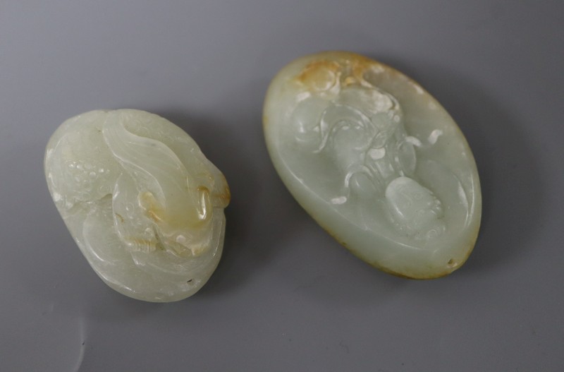 Two jade carvings